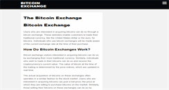 Desktop Screenshot of bitcoinexchange.org