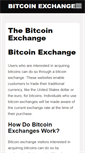 Mobile Screenshot of bitcoinexchange.org